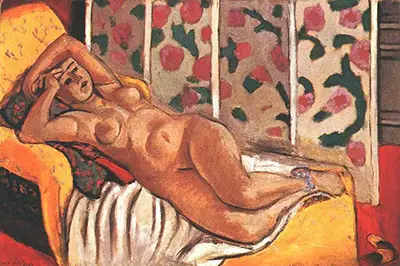 Nu sur un sofa jaune Henri Matisse